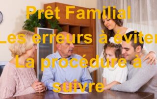 Pret familial enfant parent CGP