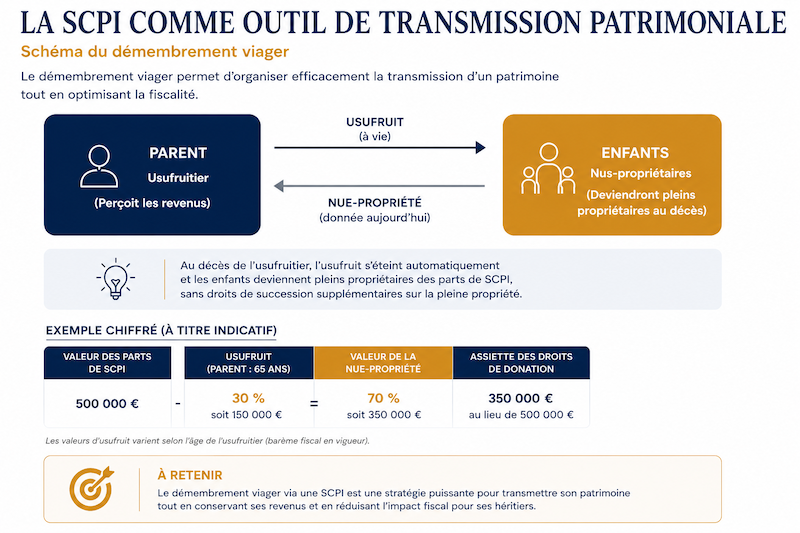CGP La SCPI outil de transmission patrimoniale